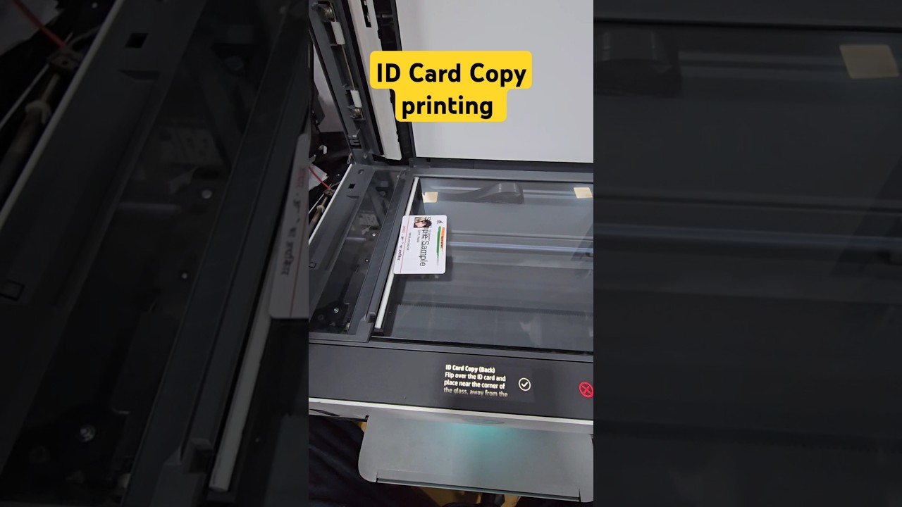 How to 👉ID Card Copy 1/2 Smart Tank 790 All-in One Color printer Duplex wireless passport photo