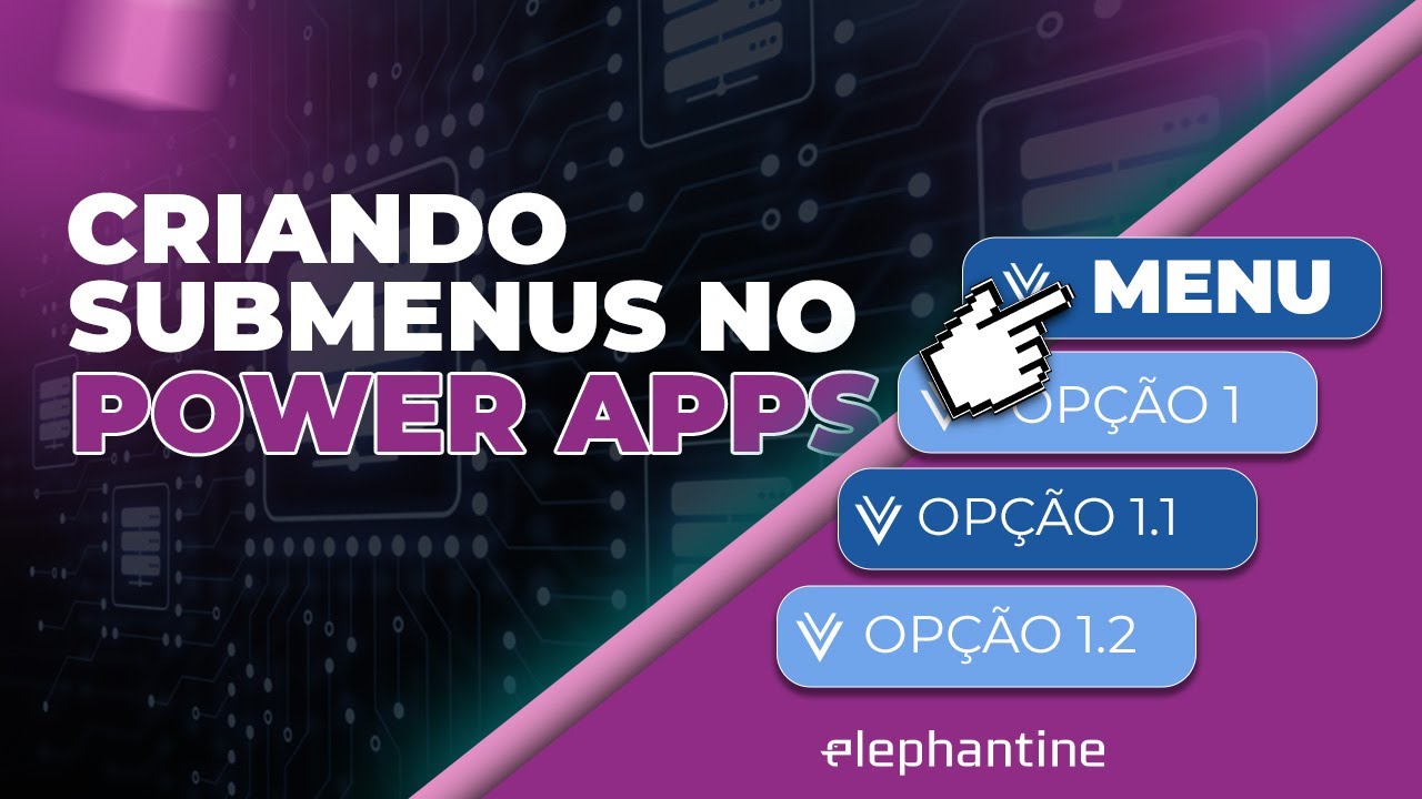 APRENDA A CRIAR SUBMENU NO POWER APPS! #powerapps #submenu #menu #microsoft #powerplatform