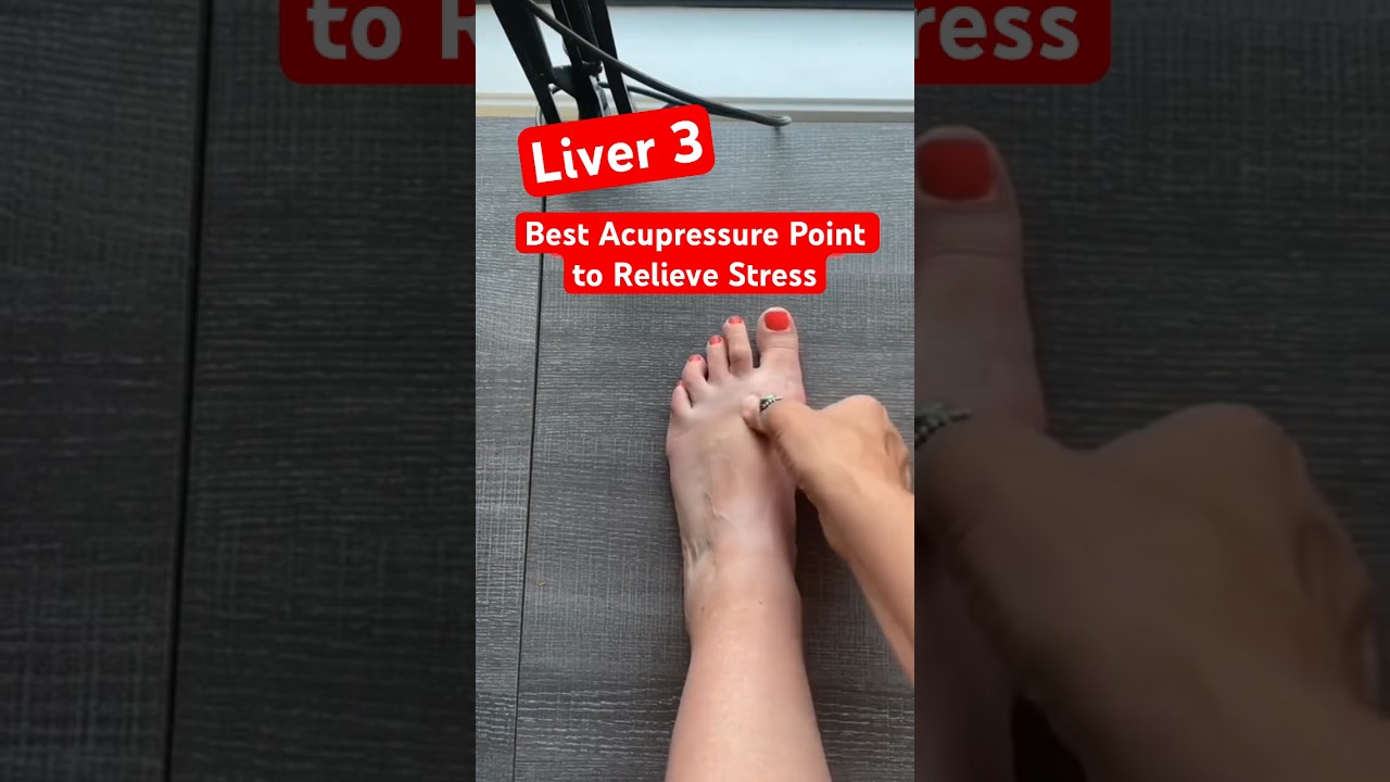 BEST Acupressure Point for Stress #acupuncturepoints