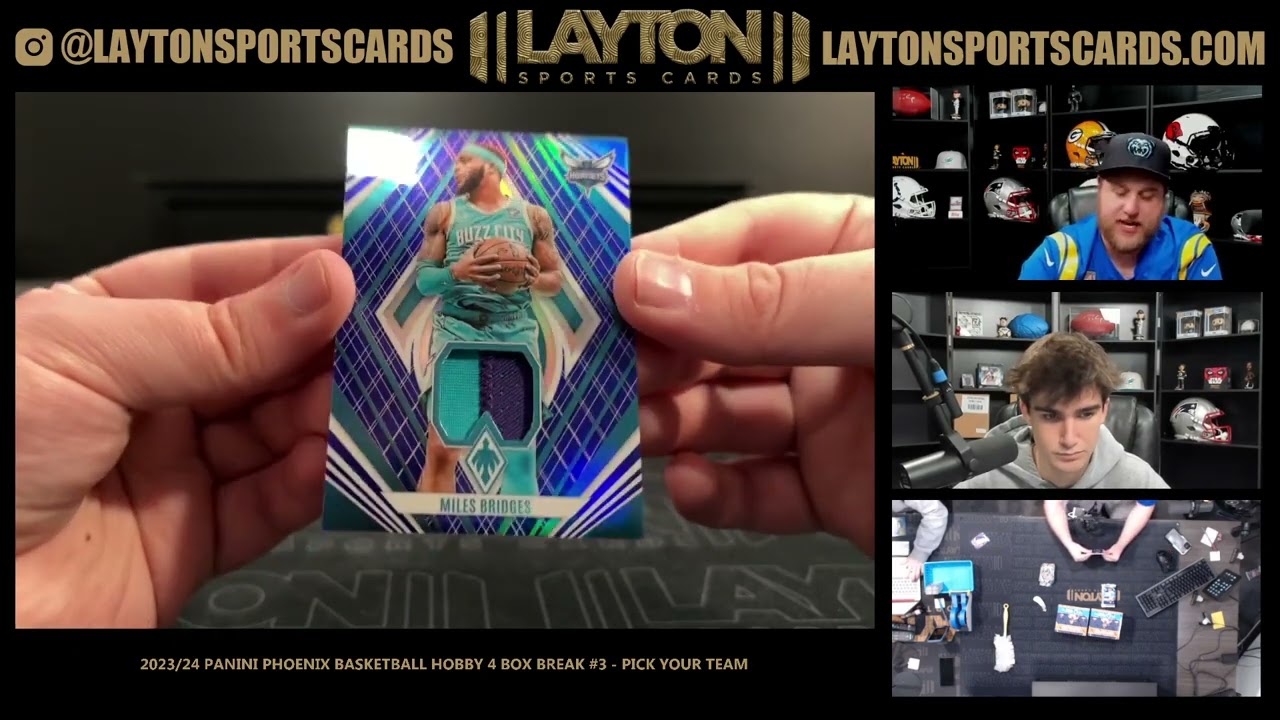 2023/24 Panini Phoenix Basketball Hobby 4 Box Break #3   PICK YOUR TEAM