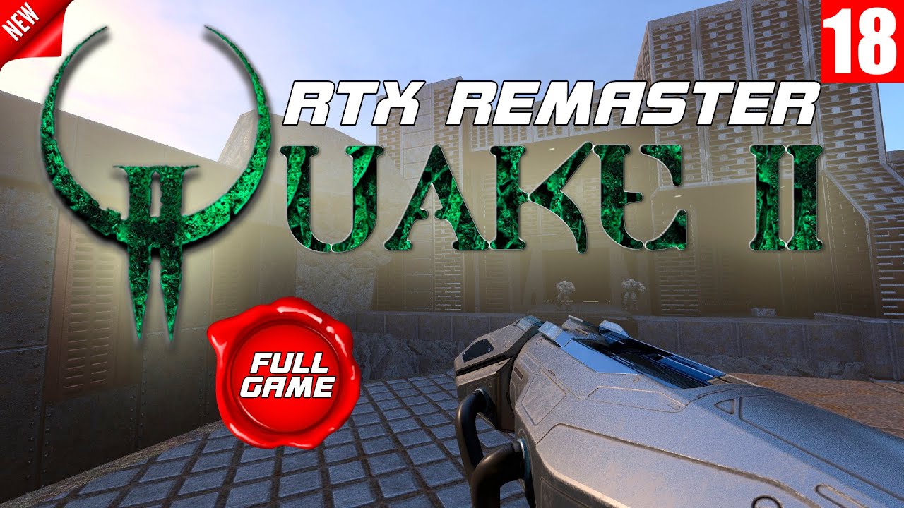 Quake 2 RTX - full walkthrough. longplay. Полное Прохождение игры