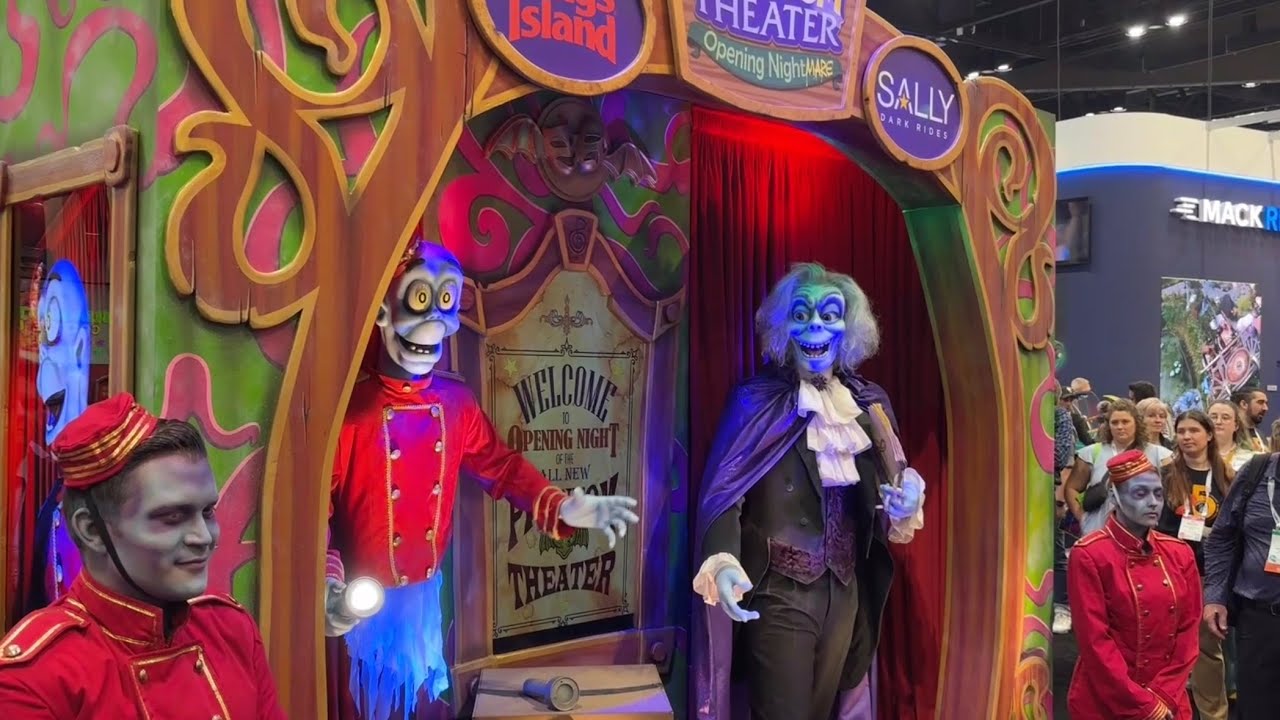 Раскрытие кошмара в театре «Фантом» | Kings Island #PhantomTheater #SallyDarkRides #iaapa