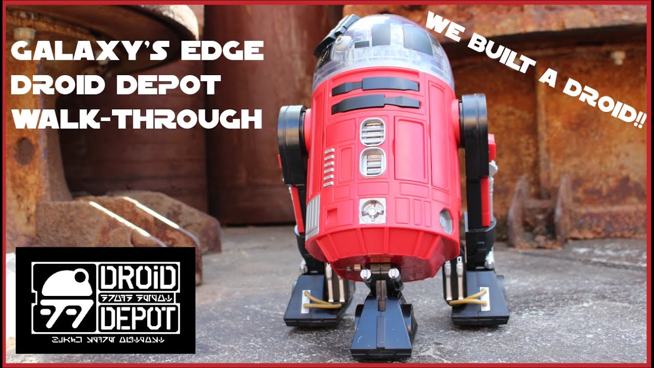 Building A Droid at the Droid Depot in Star Wars: Galaxy’s Edge -Full Walkthrough