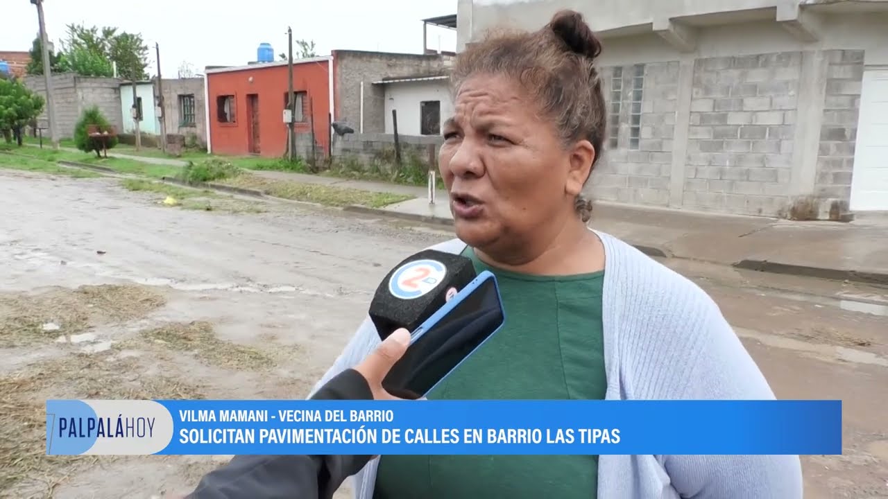 Las Tipas, otro barrio de Palpalá que padece por calles desastrosas y hechos de inseguridad