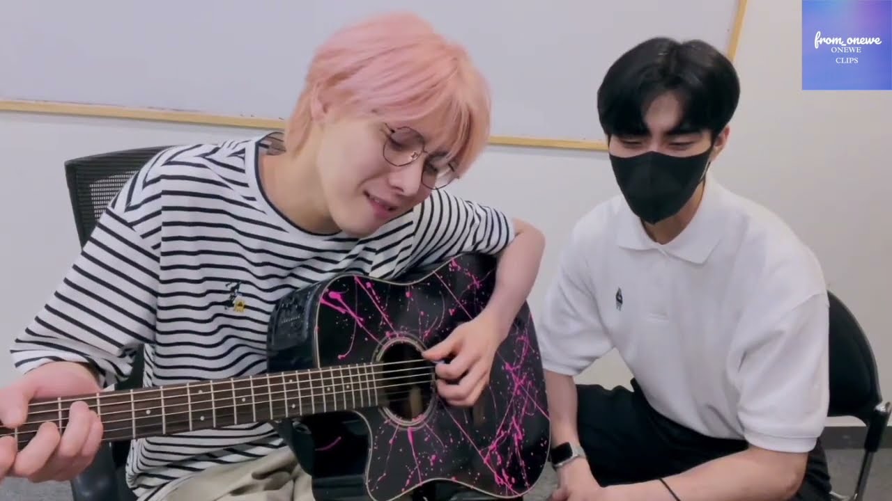 [onewe compilation] acoustic night with yonghoon ft. harin ❤️💚