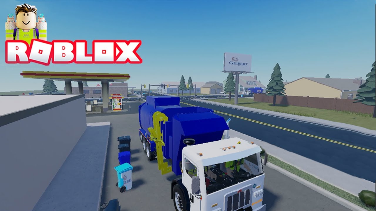 Roblox Garbage truck game, I have problems with my truck on my first day working in Gilbert Arizona