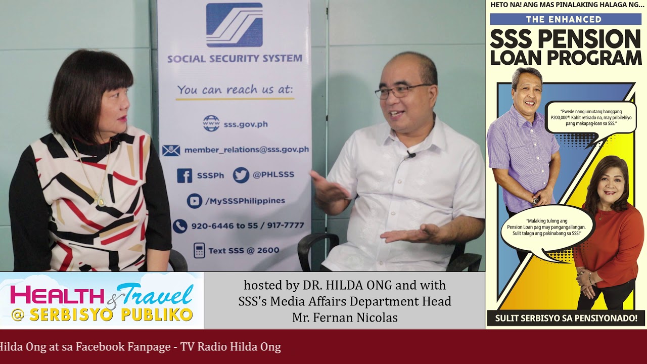 SSS PENSION LOAN PROGRAM PARA SA MGA SENIOR CITIZEN - HILDA ONG 133