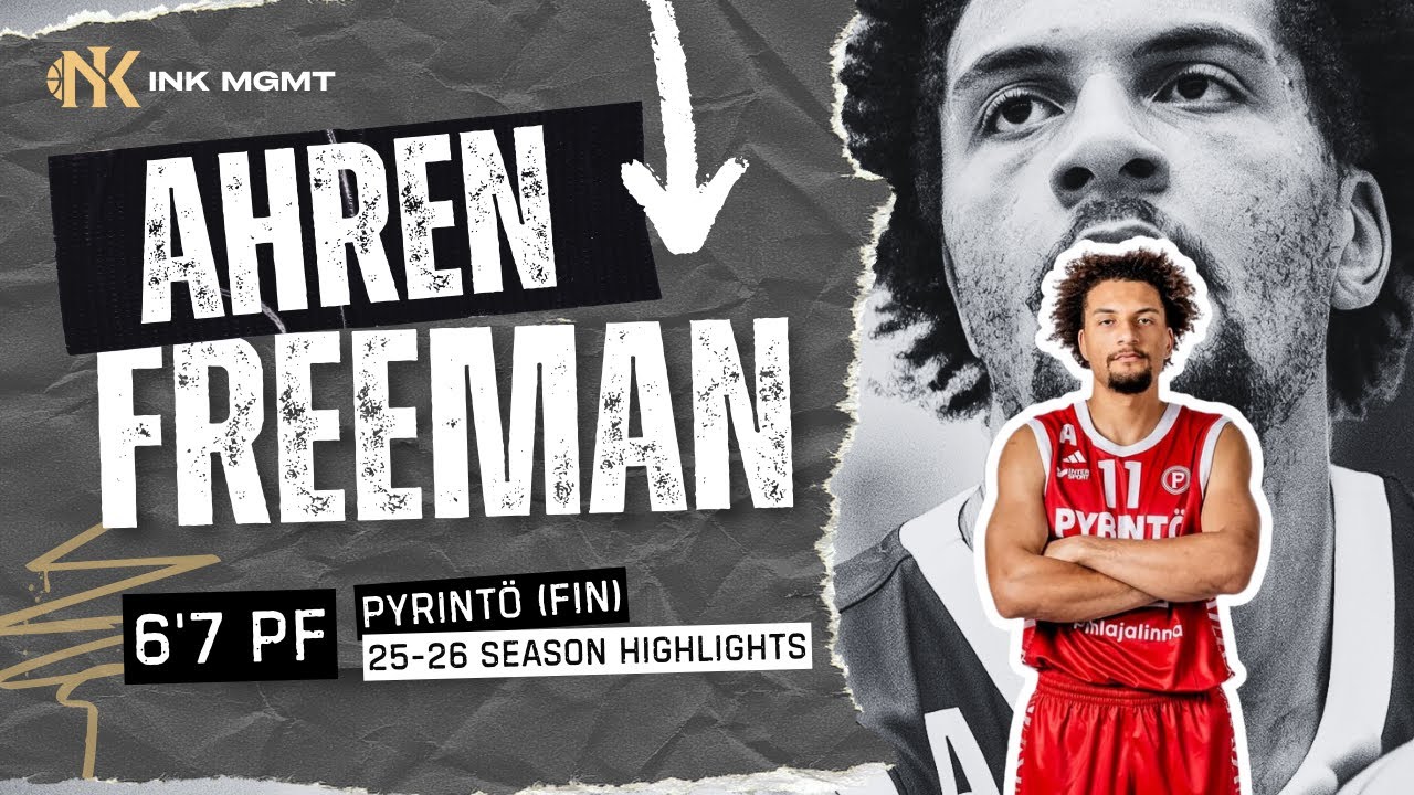 Ahren Freeman 25-26 Season Highlights