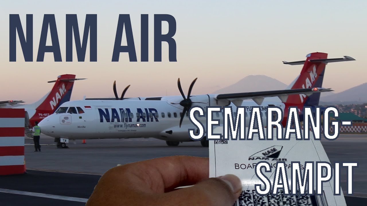 NAM AIR rute SEMARANG - SAMPIT (SRG - SMQ) - ATR 72 600