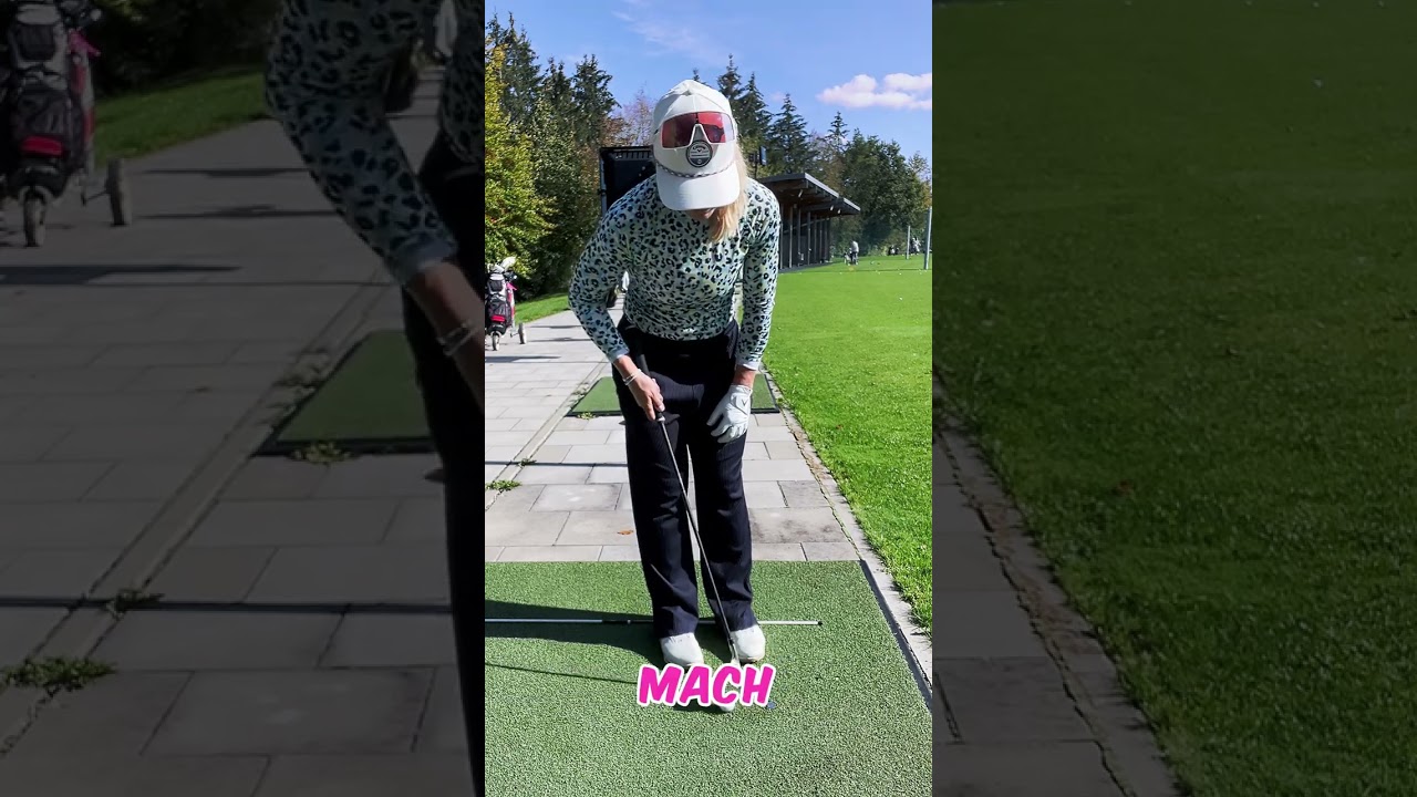 Golfh&auml;ppchen: Der fette Ballkontakt #shorts #golftipps