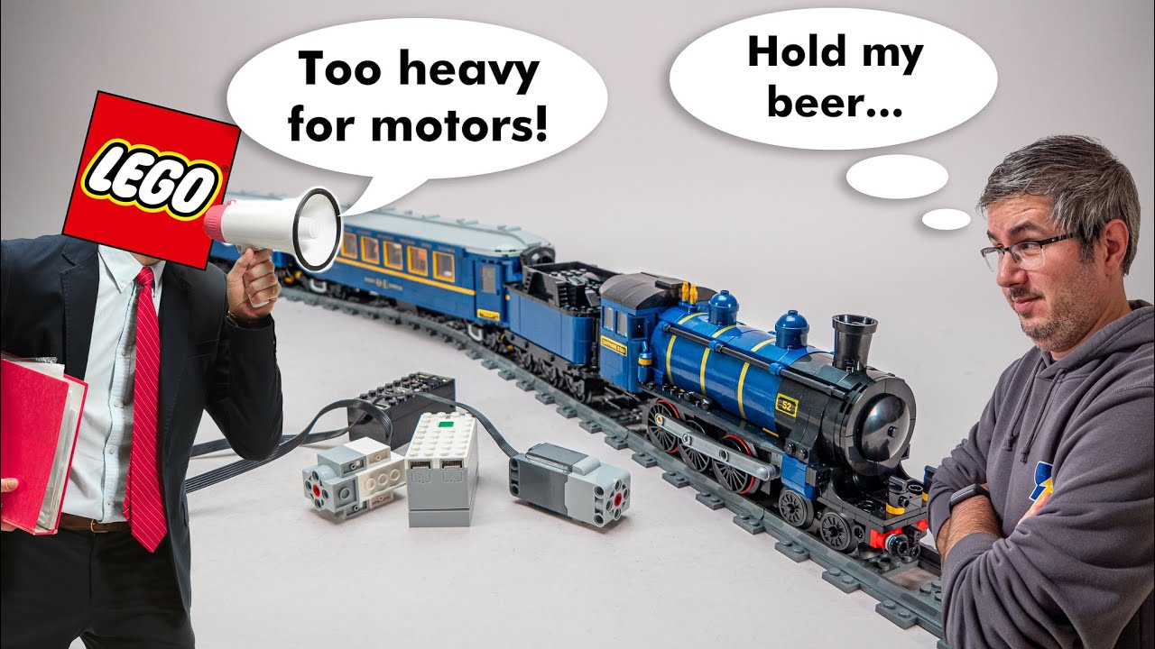LEGO said that the Orient Express cannot be motorized. They were wrong.