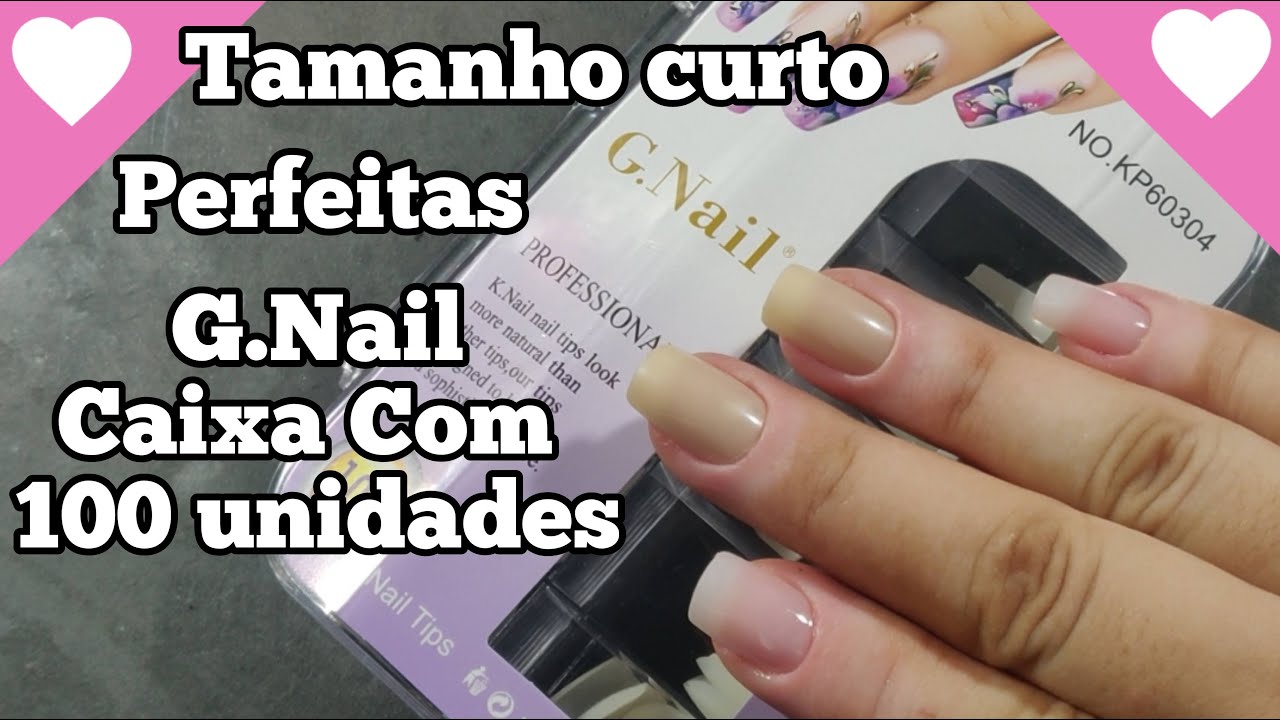 TESTANDO AS UNHAS DA G.NAIL DA CAIXA COM 100 UNIDADES