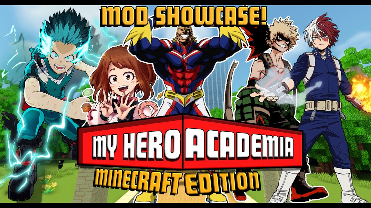 Minecraft My Hero Academia Mod Showcase | BRAND NEW OUTFITS! QUIRKS! ONE FOR ALL! BE THE #1 HERO!