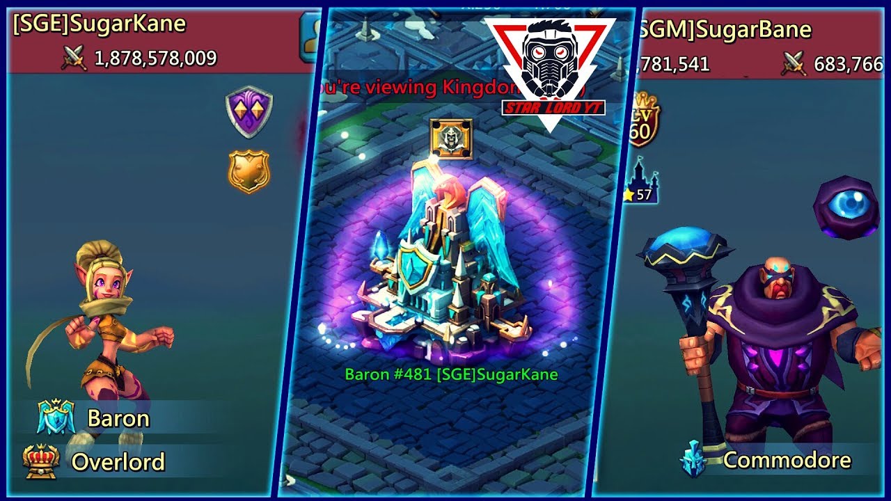 Lords Mobile || SugarBane & SugarKane in Baron war!