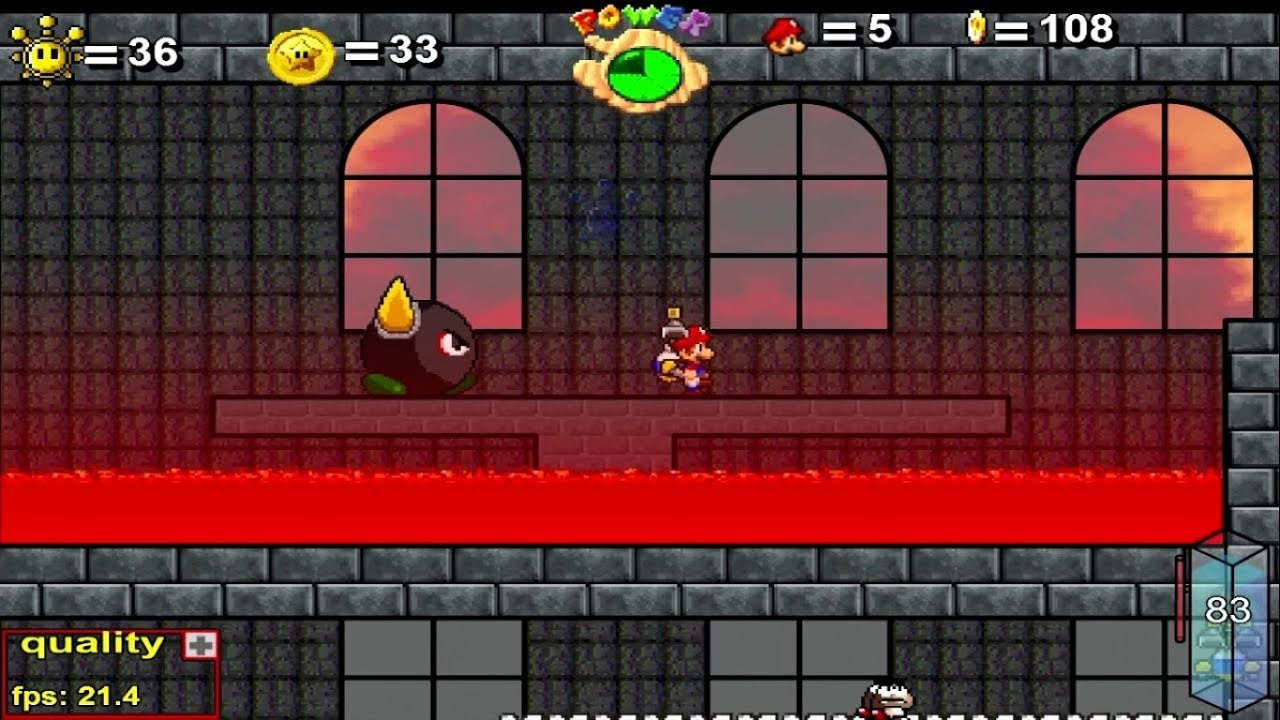 Super Mario 63 Gameplay Part 9 (Lethal Lava Land)