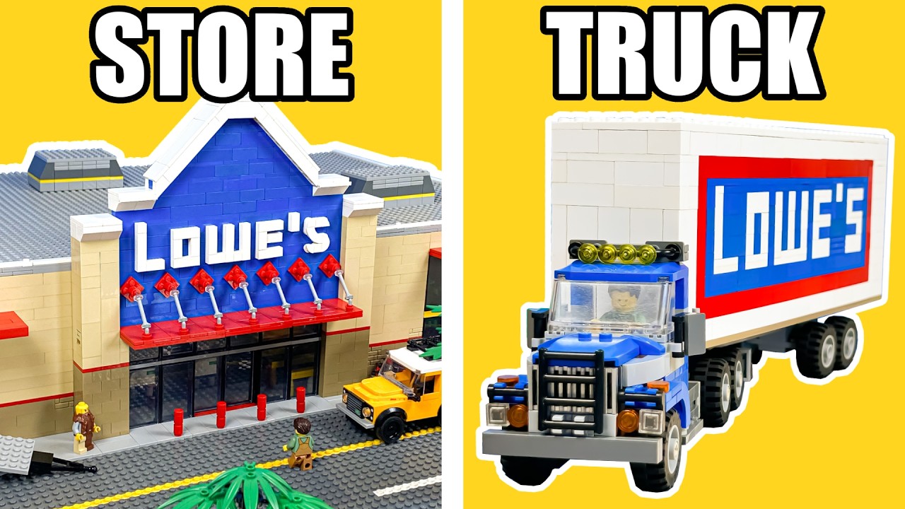 Я построил магазин Lowe's из LEGO... (Это сложно)
