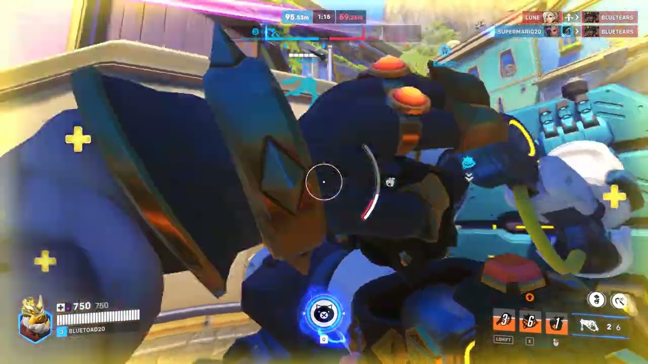 Overwatch 2 Clip - Sweaty Hog Push Gameplay