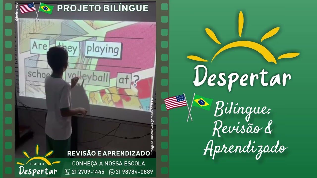 Revisão e Aprendizado - Escola Despertar Bilíngue