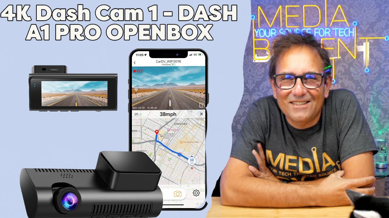 4K Dash Cam  A1 PRO OPENBOX