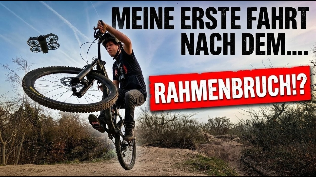 Meine erste Fahrt, nach dem Rahmenbruch!