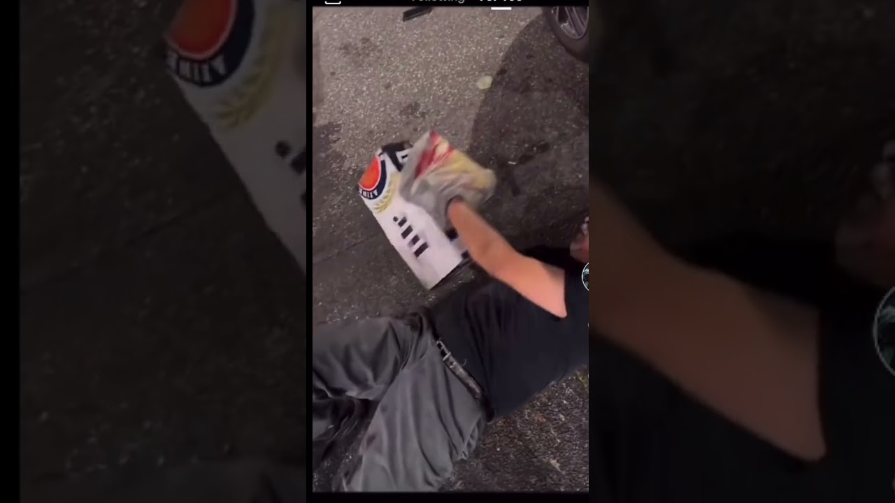 Drunk man tries to buy more beer but the universe has other plans!🥶
