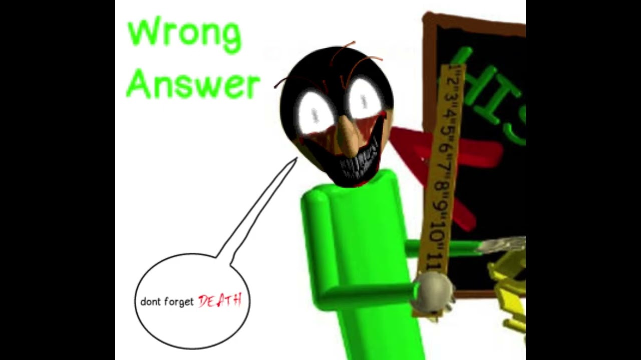 WRONG ANSWER - TOO SLOW BALDI BEATS