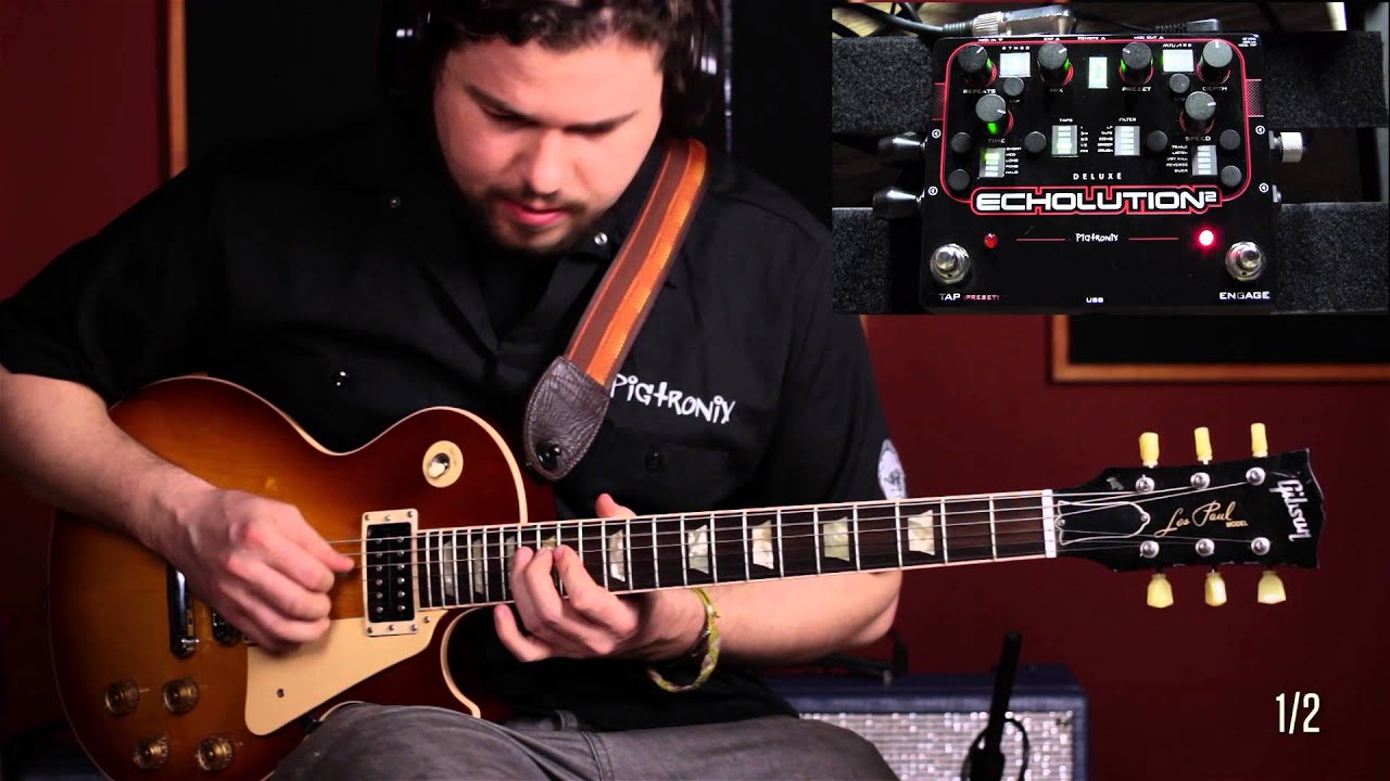 Echolution 2 Deluxe Pigtronix Delay Pedal demo by Craig Brodhead of Turkuaz