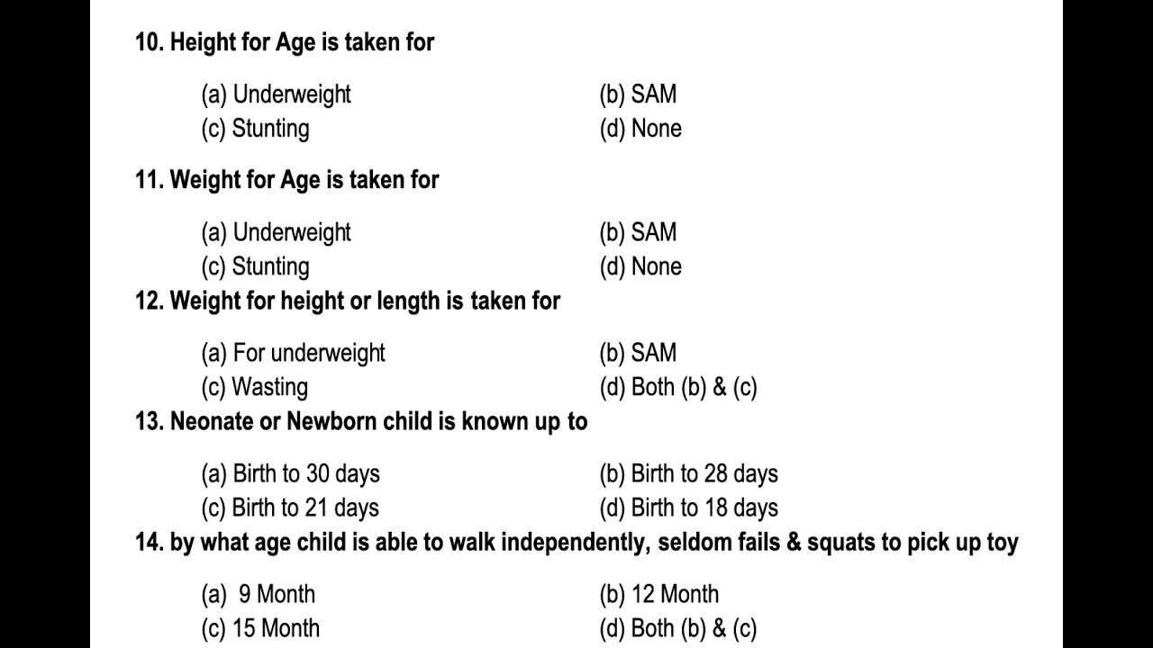 RBSK NHM Staff Nurse Questions & Answers #RBSK #SOFED #NHM #CHO 2026 -2027