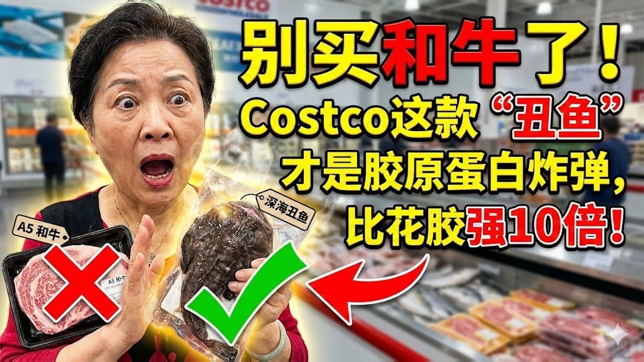 别只盯着 A5 和牛了！Costco 海鲜区这款“深海丑鱼”，才是真正的胶原蛋白炸弹，比花胶还养人！