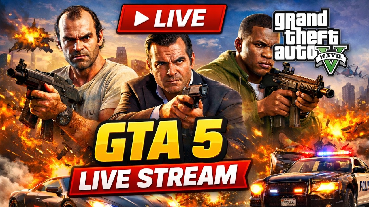 GTA 5 LIVE STREAM #gta5  #gtav  #gaming