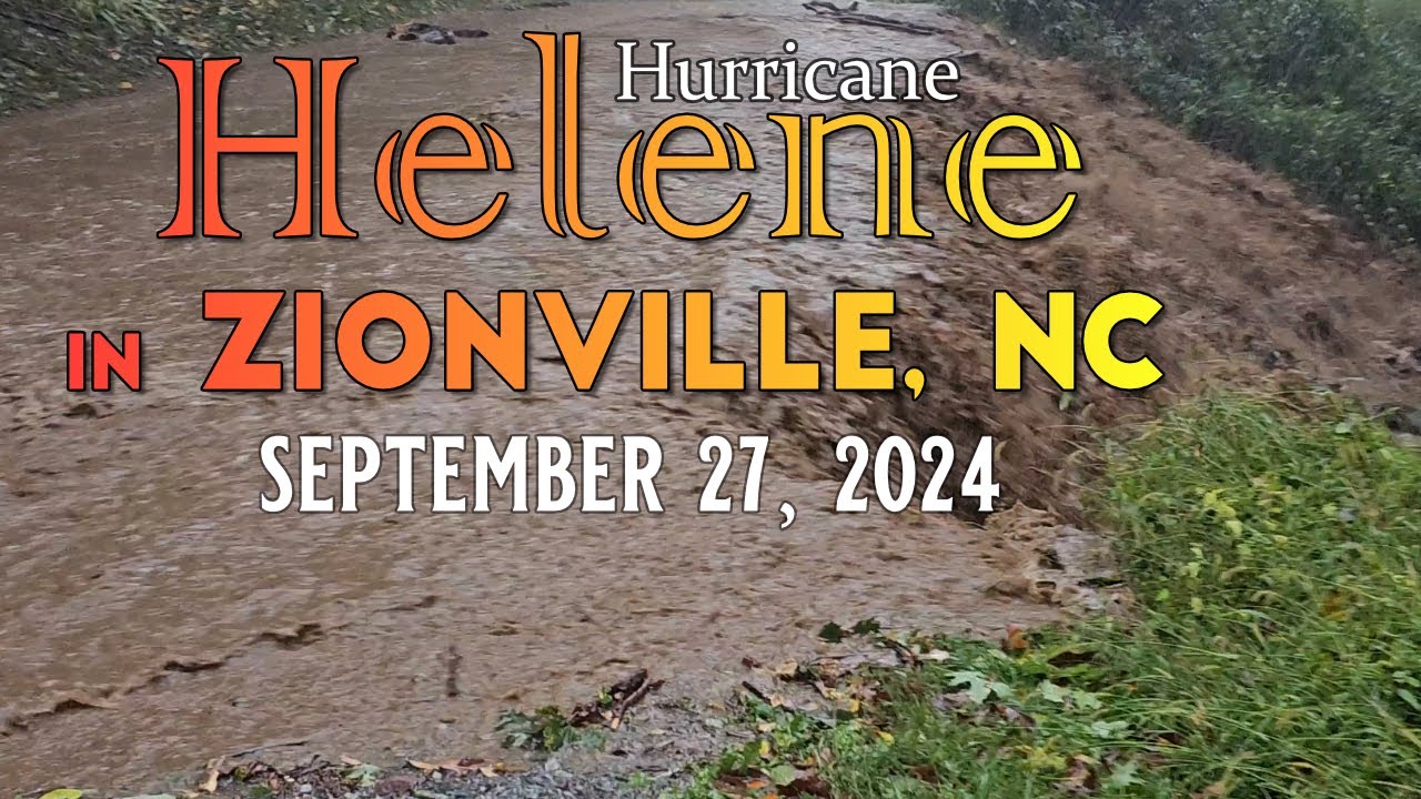 Helene Flooding Damage, September 27 2024, Zionville NC (near Boone)