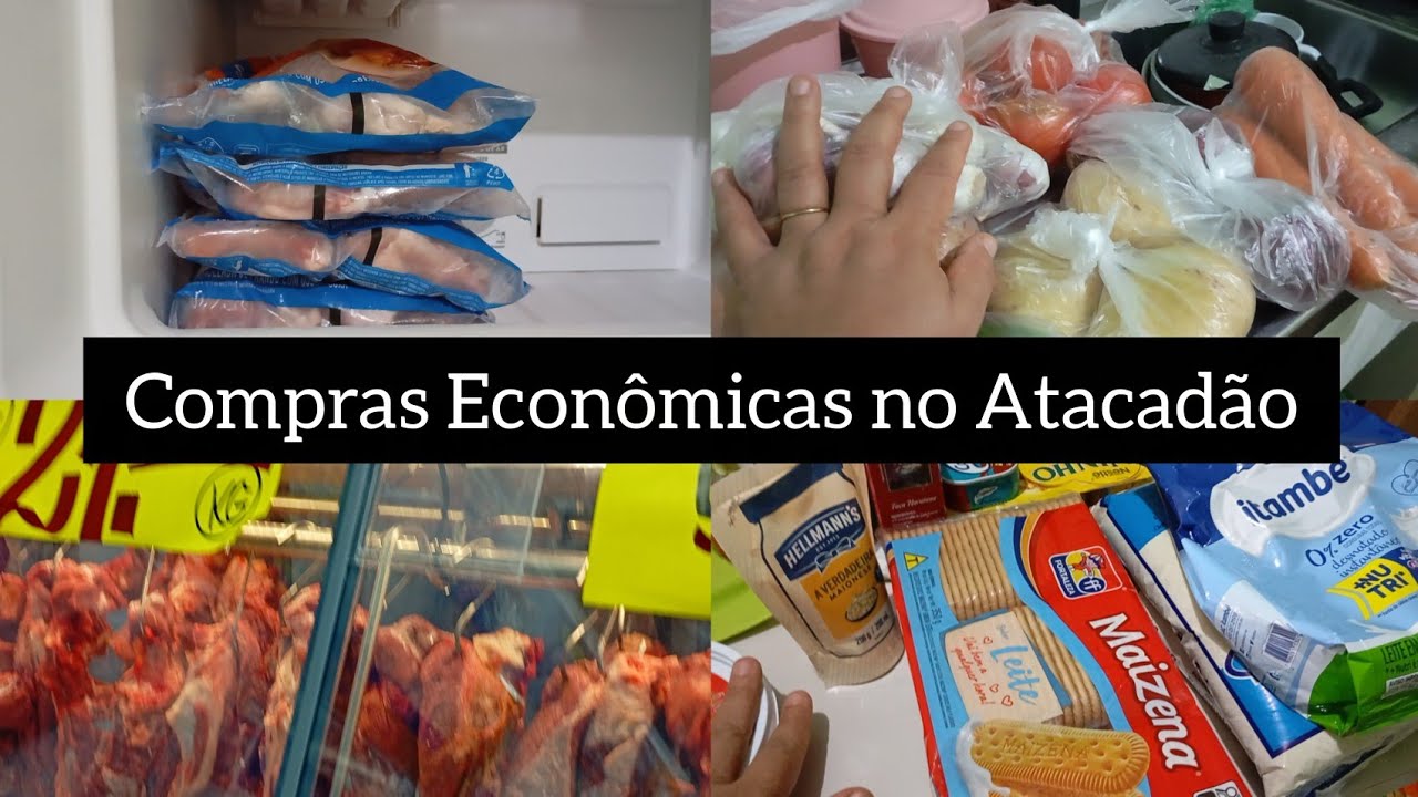 Dia de compra no Atacadão com o esposo, mostrei tudo em detalhes 