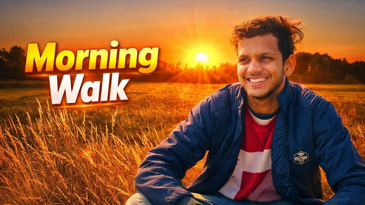 Morning Walk | Fresh Start of the Day 🚶🌄सुबह की सैर | दिन की ताज़ा शुरुआत