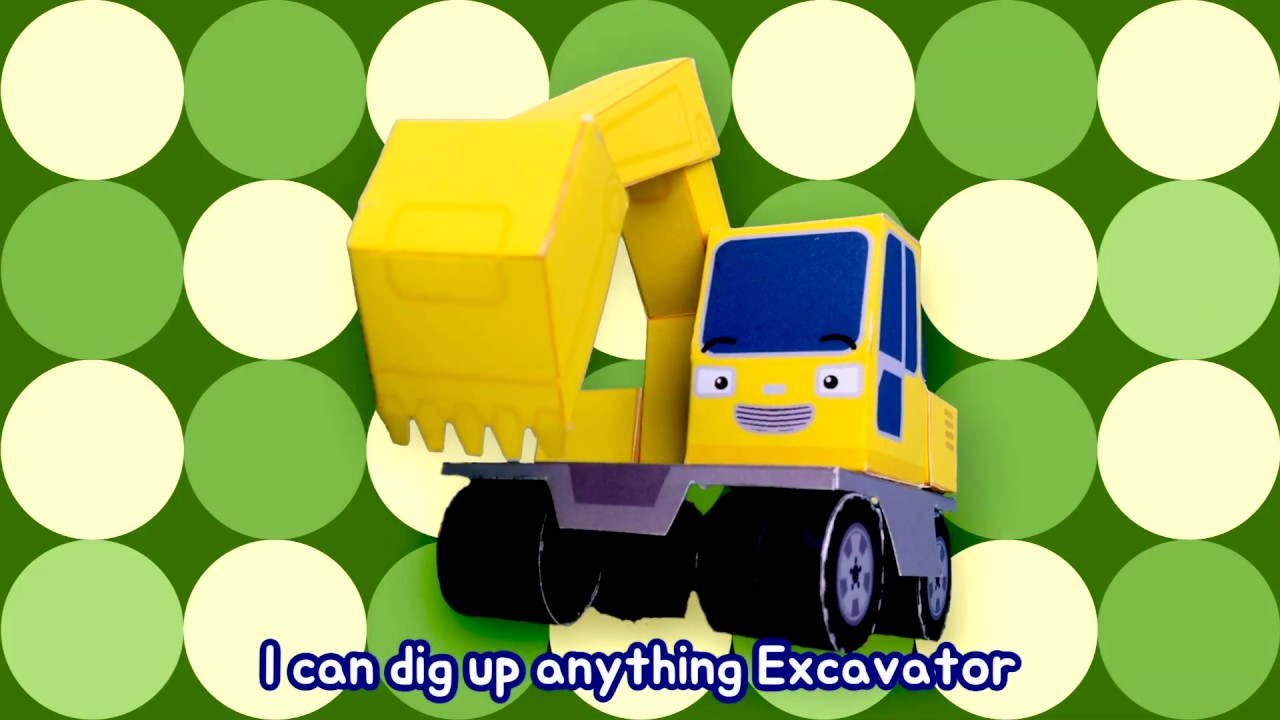 Strong Heavy Vehicles songs l Paper Play Song l Strong Heavy Vehicles l Tayo the little bus