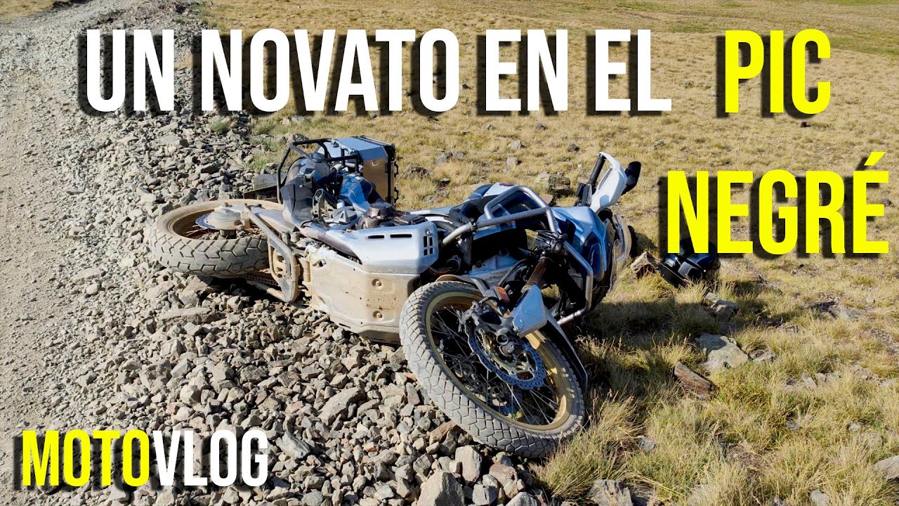 Un novato en moto en el Pic Negre