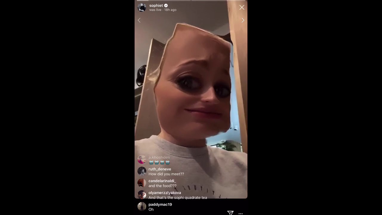 Sophie Turner (and Joe Jonas) Live on Instagram | March 20th 2020