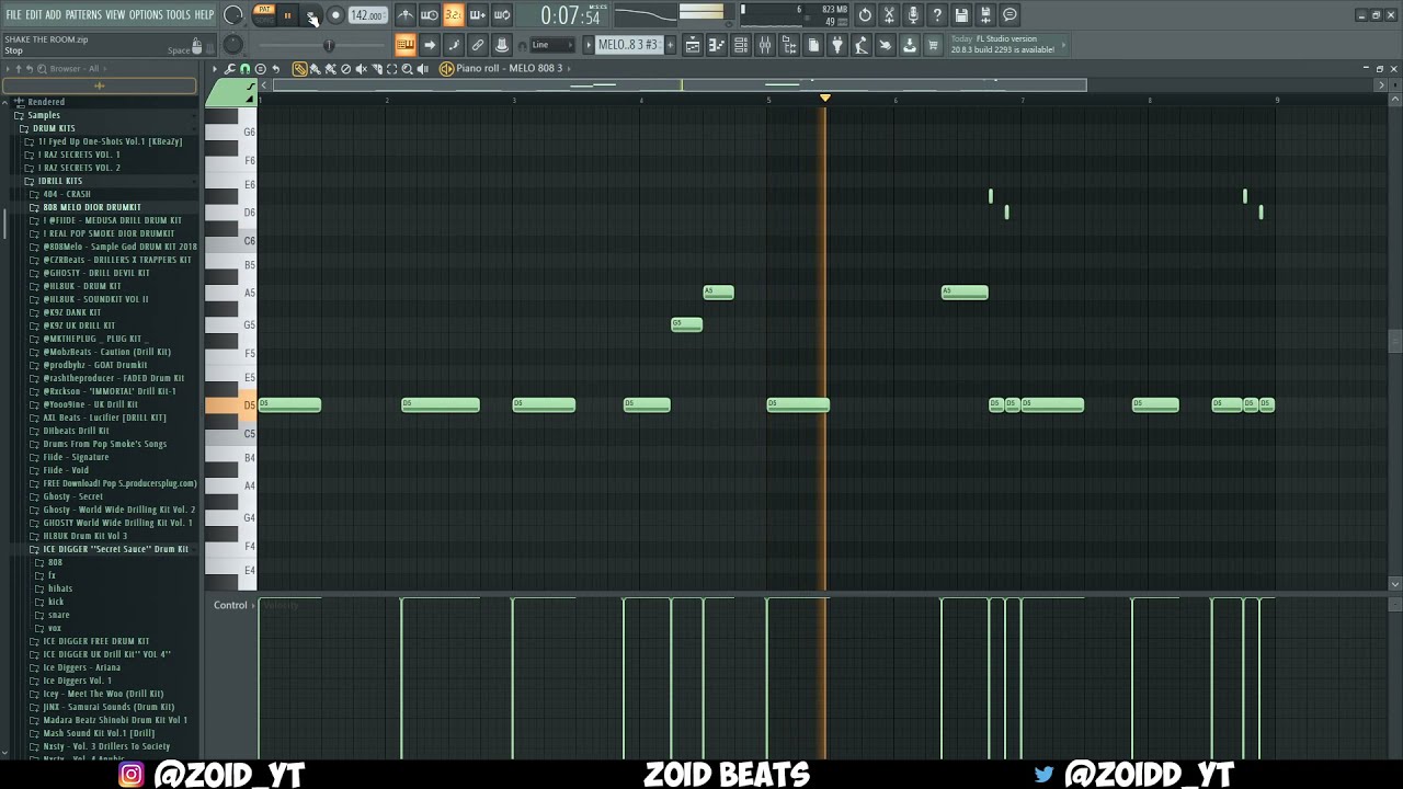 POP SMOKE - SHAKE THE ROOM FT. QUAVO FL STUDIO REMAKE (FLP DOWNLOAD) | DECONSTRUCTED