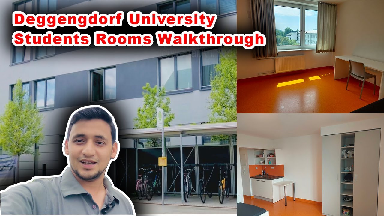 DIT Deggendorf University 🎓 International Students Apartments Walkthrough | DIT Students Rooms 2023