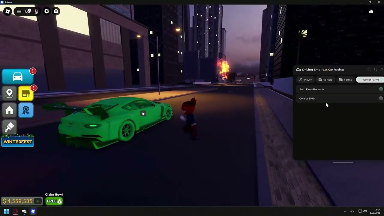 Driving Empire Script ATM Farm and More