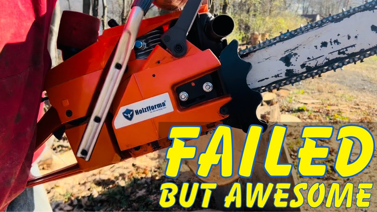 Бензопила Holtzfforma 3120! Провалилась на скачках! Несмотря ни на что, работает отлично!