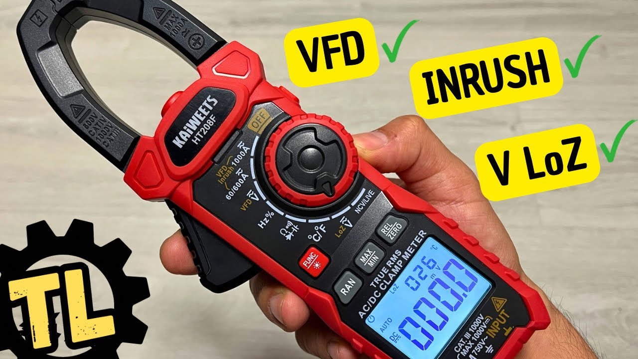 Pinza amperimétrica para electricistas⚡️KAIWEETS HT208F ¿Vale la pena comprarla?