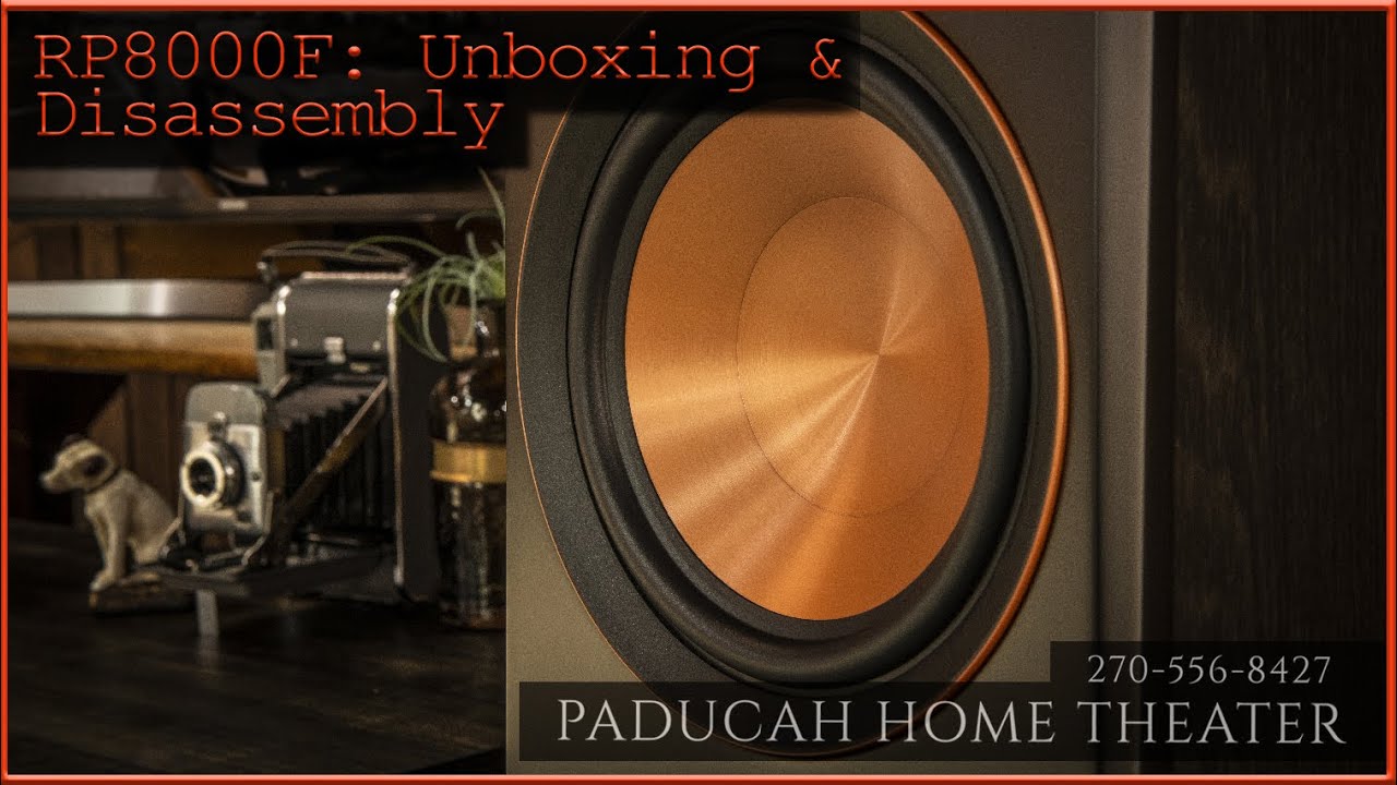 Klipsch RP-8000F unboxing and disassembly