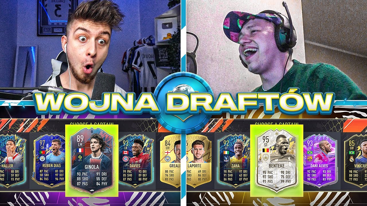JESZCZE RAZ... WOJNA DRAFTÓW z xFlaShx!!! FIFA 22: ALVIN I WIEWIÓRKI [#252]