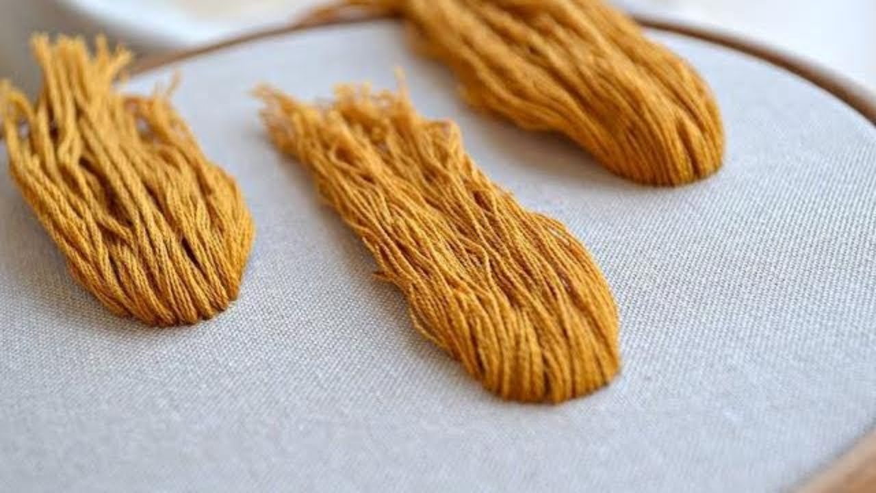 How to embroider hair method 2 - stitching hairstyles