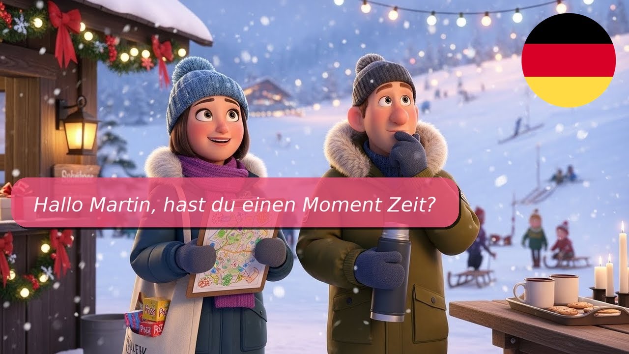 10 Alltagsdialoge (A1-A2): Deutsch lernen beim Schneemangel improvisieren