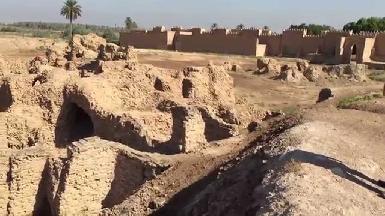 The ruins of ancient Babylon