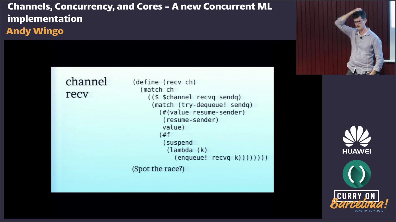 Andy Wingo - Channels, Concurrency, and Cores: A new Concurrent ML implementation