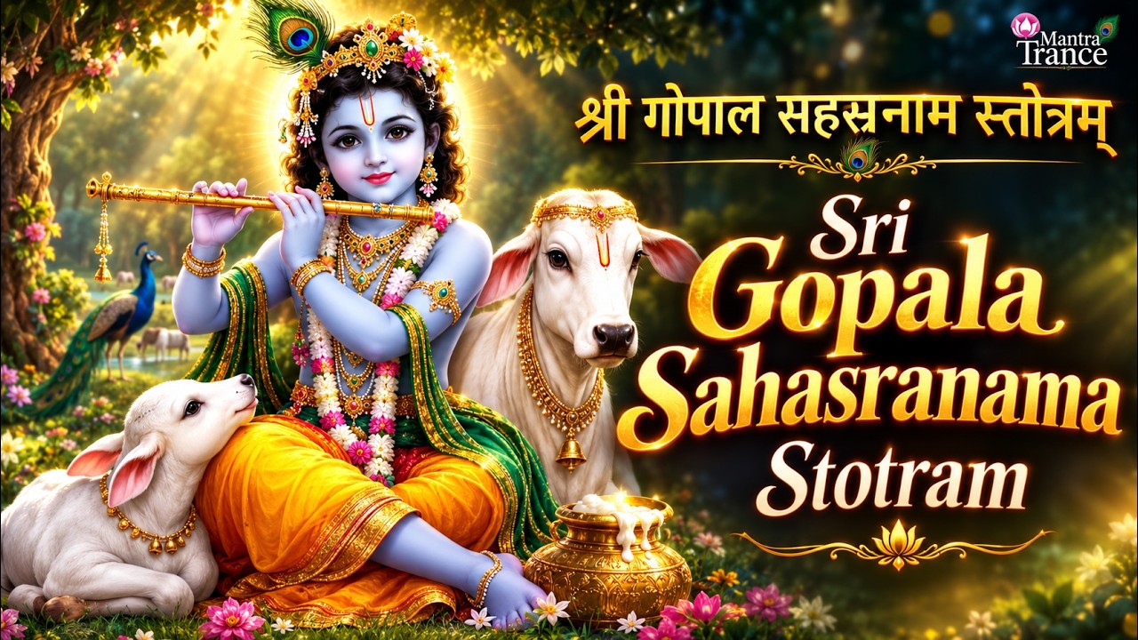 Gopala Sahasranama Stotram | श्री गोपाल सहस्रनाम स्तोत्रम्  | JANMASHTAMI SPECIAL