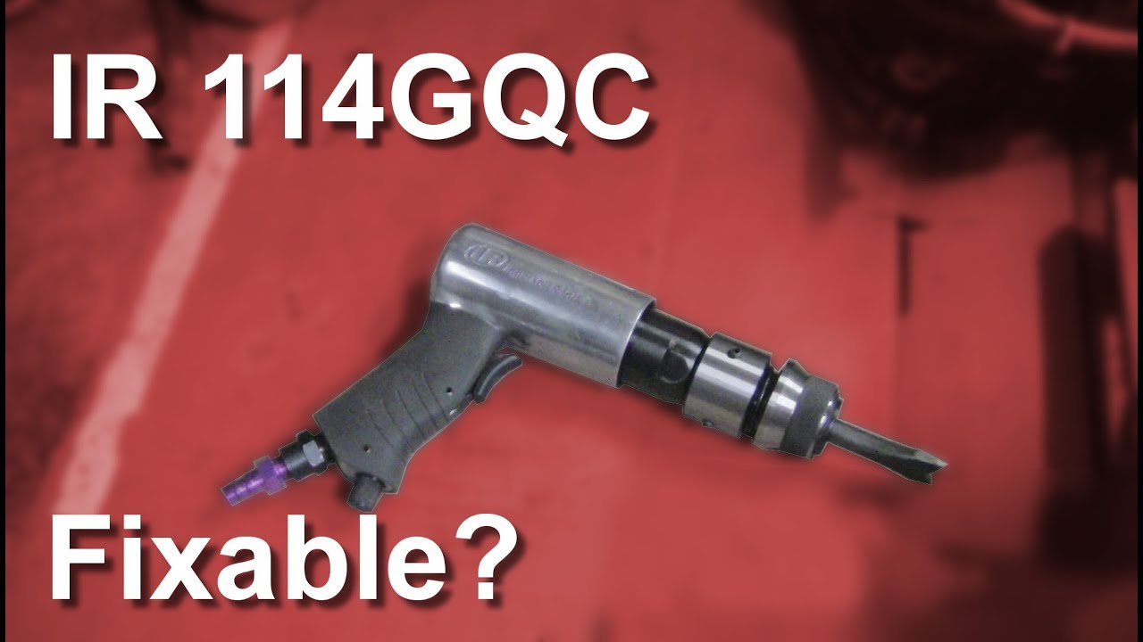 IR Trigger valve assembly repair. AKA How I fixed my brand new Ingersoll Rand 114GQC Air hammer.