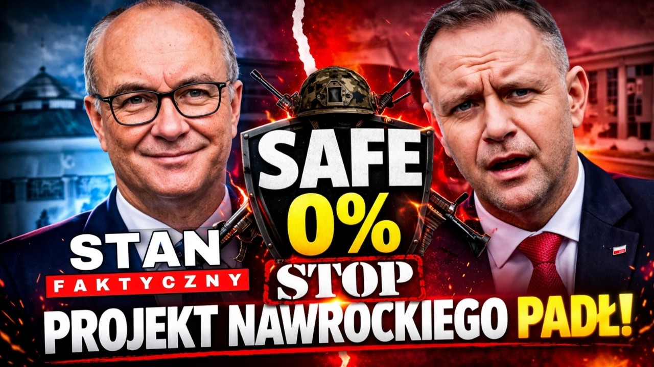 Czarzasty ZATRZYMAŁ Nawrockiego! Projekt SAFE rozsypał się w Sejmie